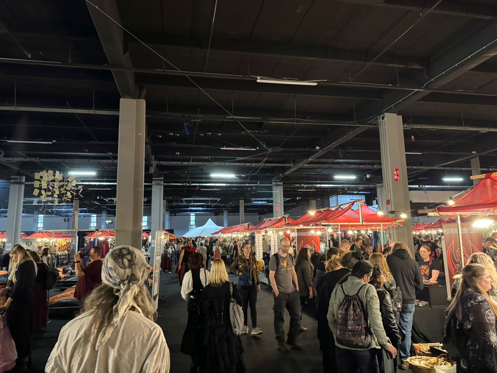 Picture of some of the stalls